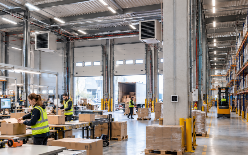 Targeted Temperature Management Systems Warehouse Zone Heating Control for Different Working Areas